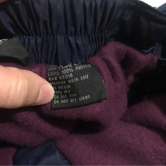 Sierra Sport NWT Incline Fleece Lined Ski Snow Pants Midnight Navy Blue Medium‎ - Picture 3 of 4